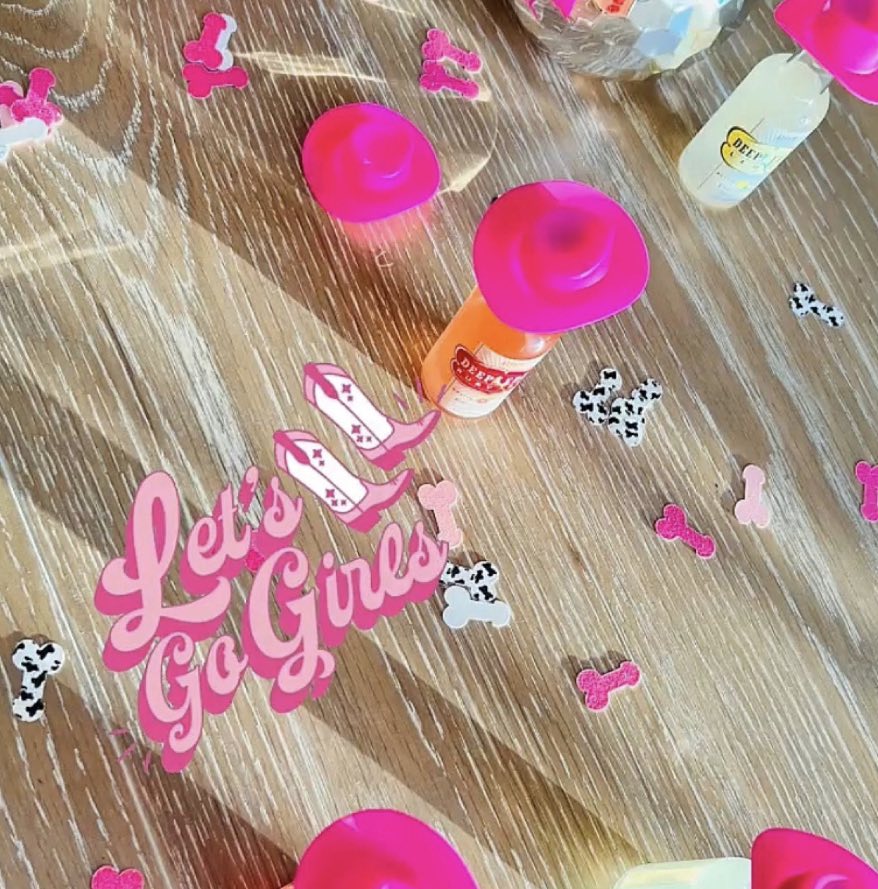 Disco Cowgirl Bachelorette Party Confetti