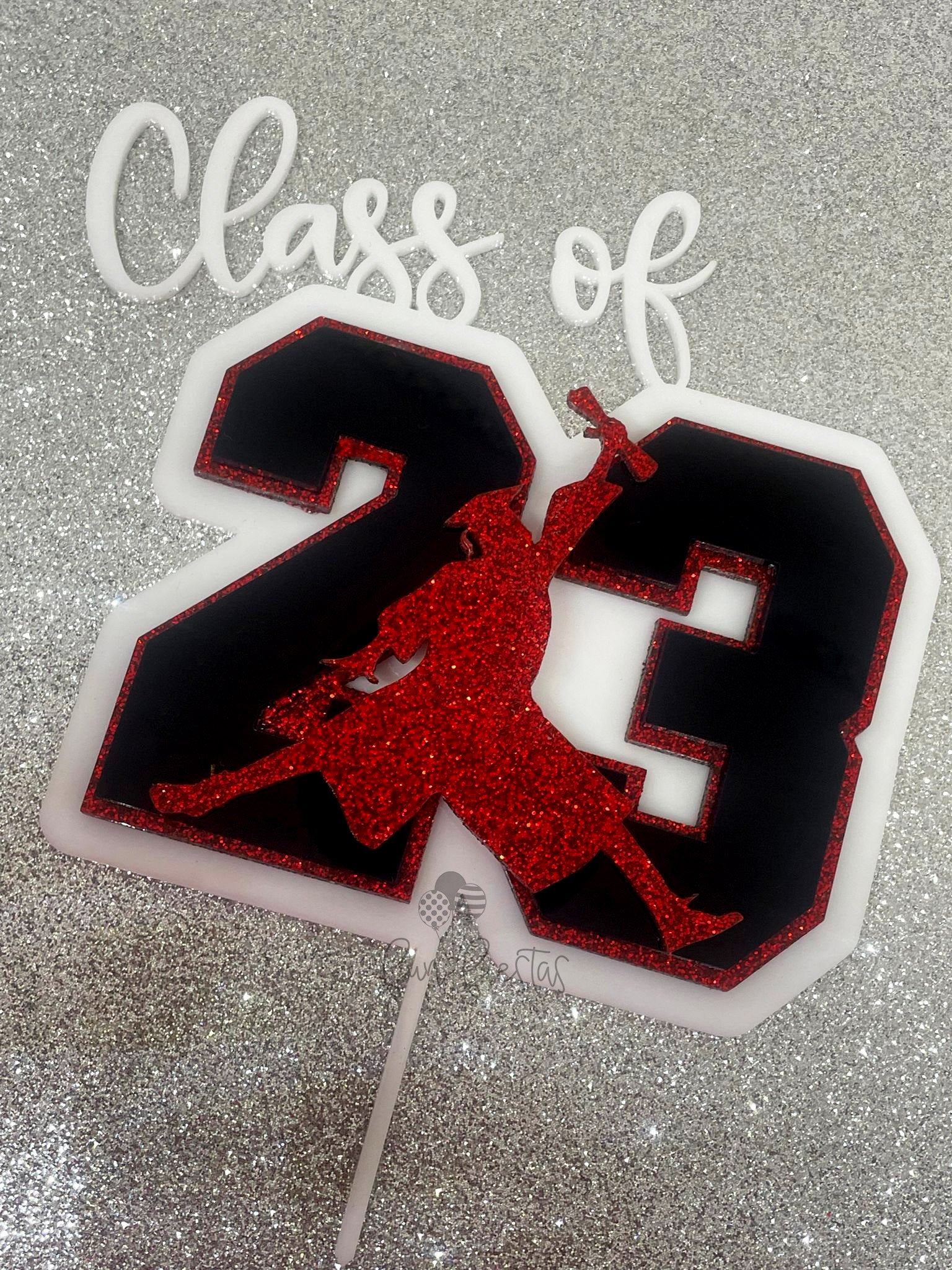 Class of 2023 Cake Topper - Jordan Cake Topper - Jumpman Graduation