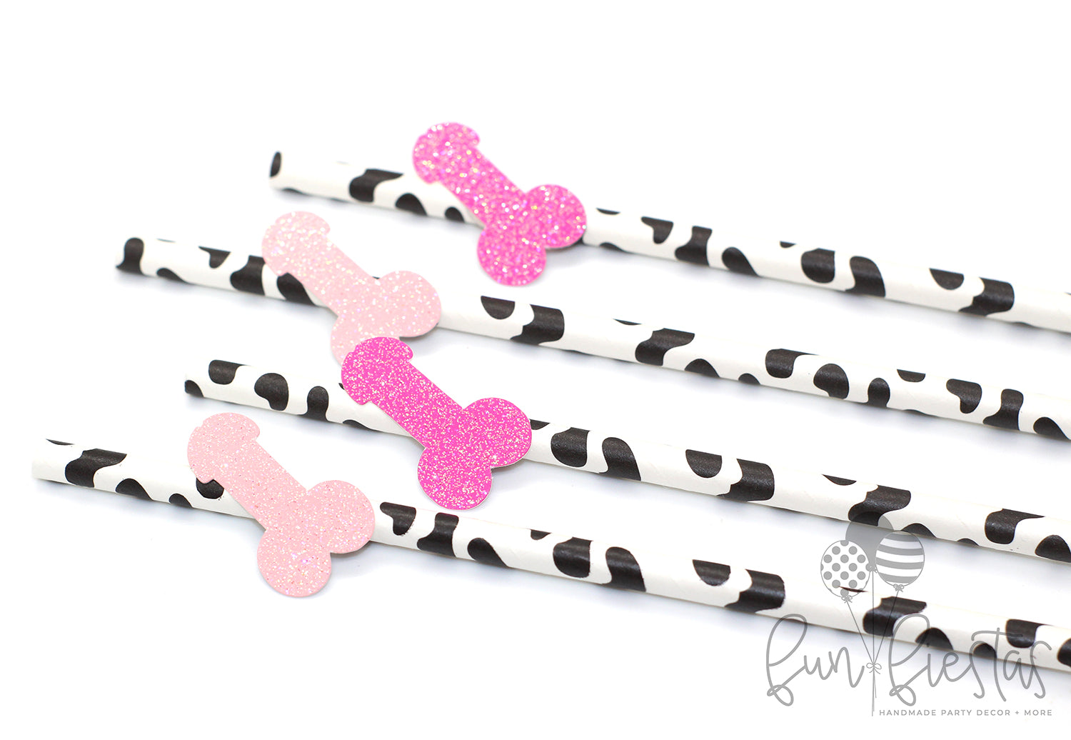 Light Dicky Straws, Bachelorette Party Straws, Bachelorette Party  Decorations